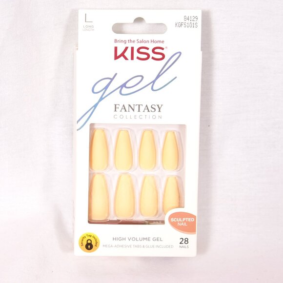 Kiss Gel Fantasy Collection Long Nails, KGFS101S - Picture 1 of 7